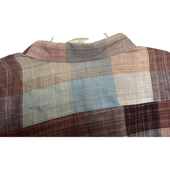 Paul Frederick Linen 2XL Long Sleeve Shirt Classic Fit 100% Linen Multicolor - Picture 12 of 12